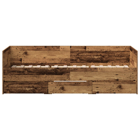 Daybed Old Wood Engineered Wood 90 X 190 Cm Sturdy Daybed