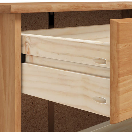 Shoe Cabinet &quot;Askim&quot; 85X35X108 Cm Solid Wood Pine