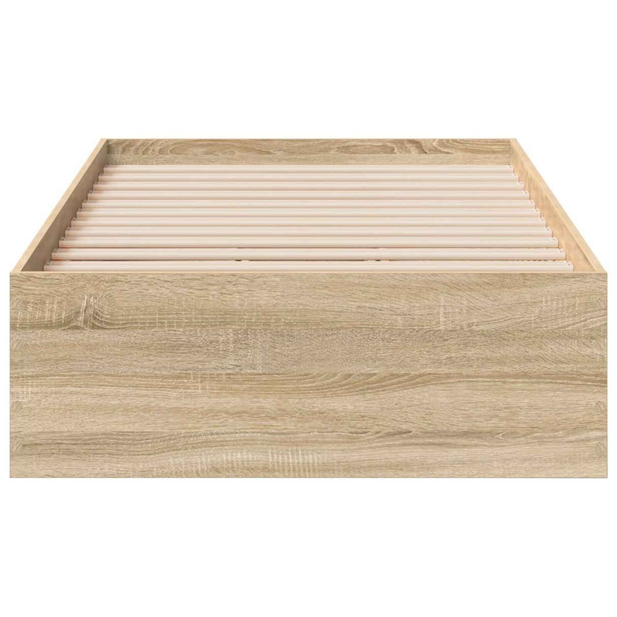 Bed Frame Sonoma Oak 90X190 Cm Engineered Wood