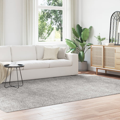 Shaggy Rug With Latex Backing Grey 240X340 Cm