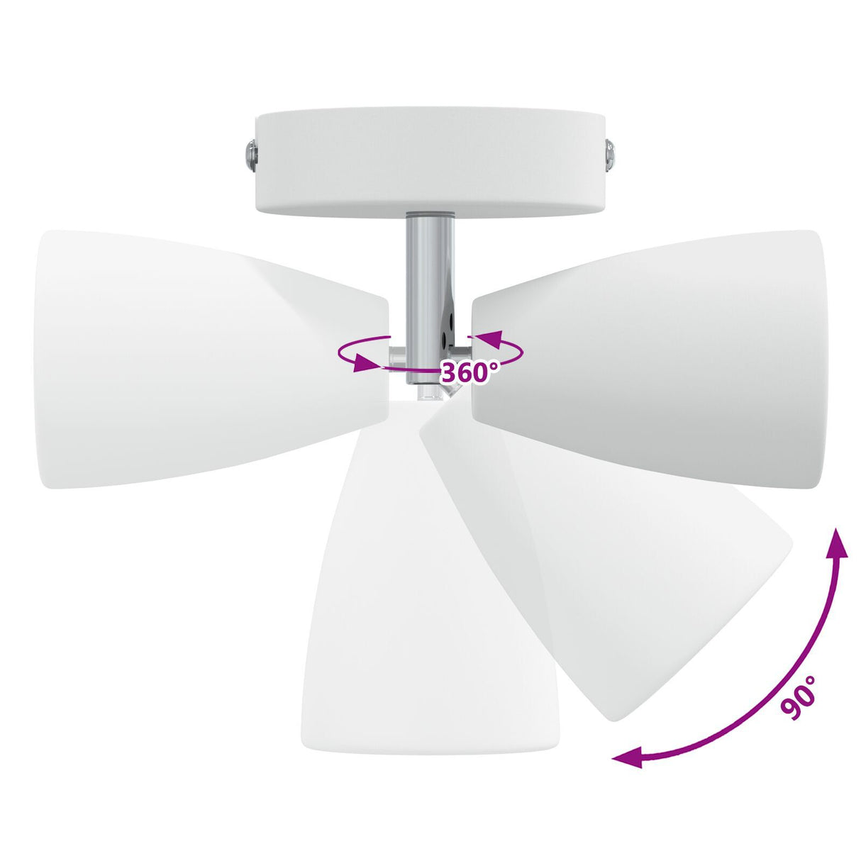 Ceiling Spotlight 1 Way Adjustable Gu10