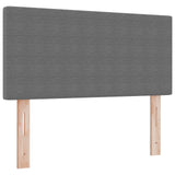 Box Spring Bed With Mattress Light Grey 80X200 Cm Corduroy Fabric