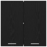 Black Oak Hanging Cabinet 60X31X60 Cm Made Of Engineered Wood