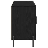 Sideboard Black Oak 100X36X60 Cm Engineered Wood