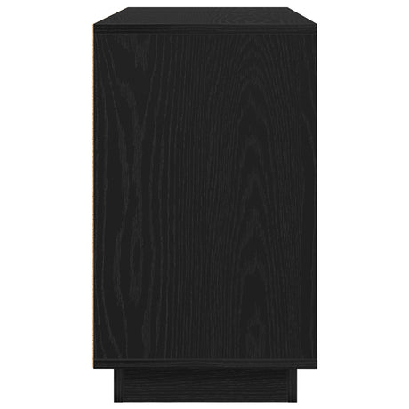 Sideboard Black Oak 102X35X60 Cm Engineered Wood