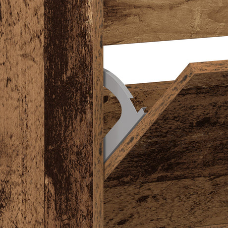 Shoe Cabinet Old Wood Engineered Wood 80 X 21 X 163.5 Cm Durable