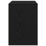 Corner Chest Of Drawers Black Oak 80X41X58 Cm Engineered Wood