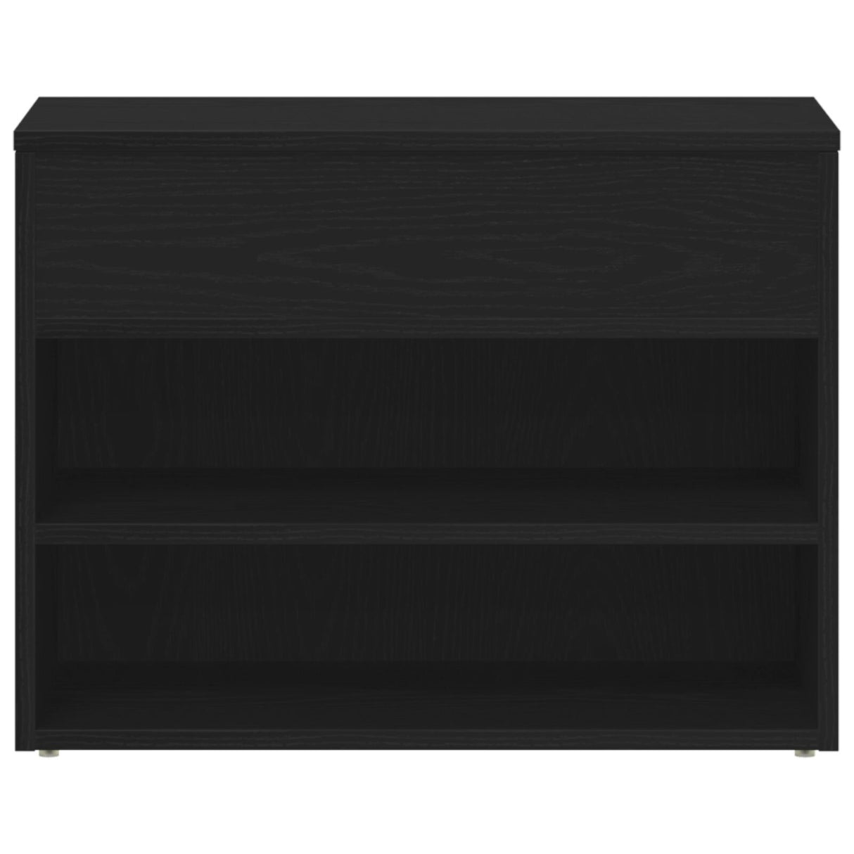 Hall Bench Black Oak 60X30X45 Cm Engineered Wood