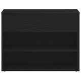 Hall Bench Black Oak 60X30X45 Cm Engineered Wood