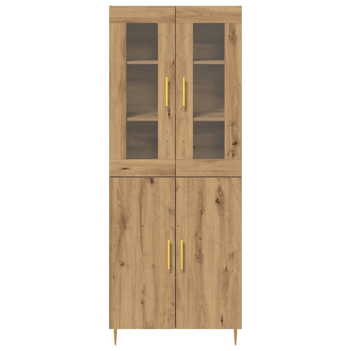 Highboard Artisan Oak 69.5X34X180 Cm Engineered Wood