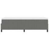 Box Spring Bed With Mattress Light Grey 80X200 Cm Corduroy Fabric