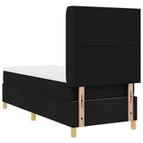Box Spring Bed With Mattress Black 80X200 Cm Fabric