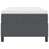 Box Spring Bed With Mattress Dark Grey 80X200 Cm Corduroy Fabric