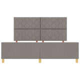 Bed Frame In Taupe, 180X200 Cm, Fabric