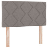 Box Spring Bed With Mattress Taupe 80X200 Cm Fabric