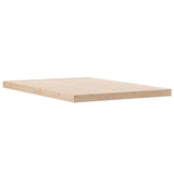 Floor Bed Frame White 140X220 Cm Solid Wood Pine