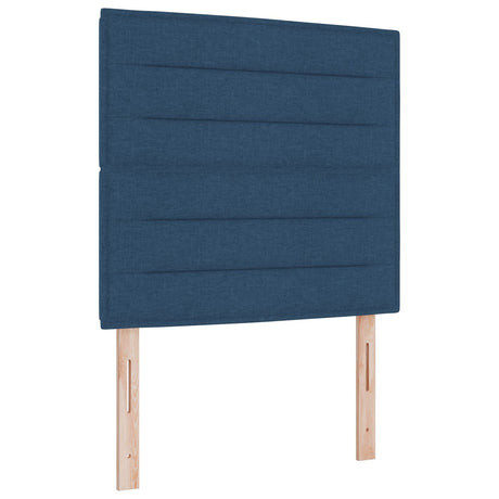Blue Fabric Bed Frame 120X200 Cm