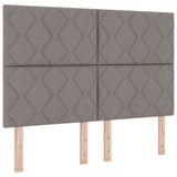 Taupe Fabric Bed Frame 140X200 Cm