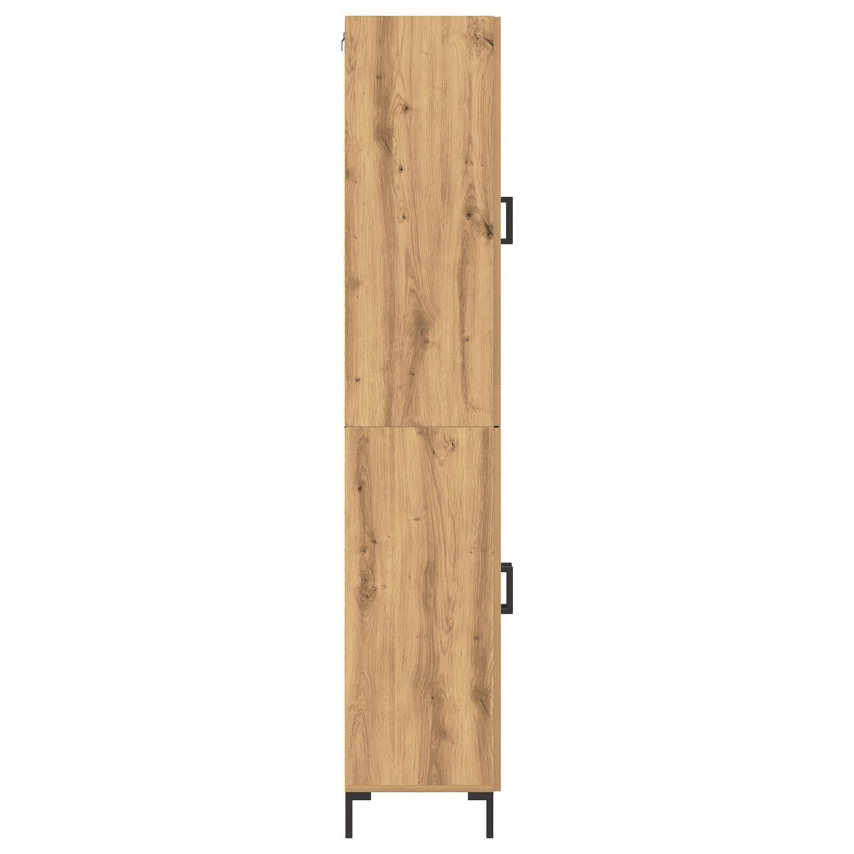 Sideboard With Wall Cabinet Artisan Oak Engineered Wood