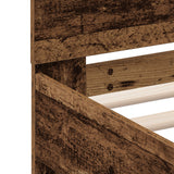 Wood Bed Frame Old Wood Solid Reclaimed Wood 140 X 200 Cm