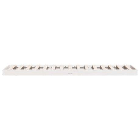 Floor Bed Frame 90X220 Cm Solid Wood Pine