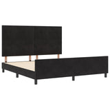 Black Velvet Bed Frame 180X200 Cm