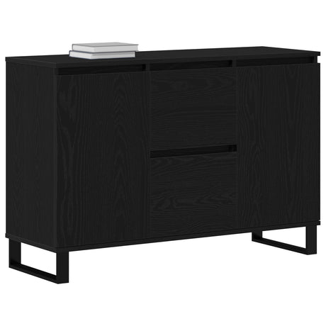 Sideboard Black Oak 104X35X70 Cm Engineered Wood