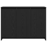 Sideboard Black Oak Engineered Wood Medium Storage