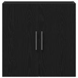 Wall Cabinet Black Oak 60X31X60 Cm Engineered Wood