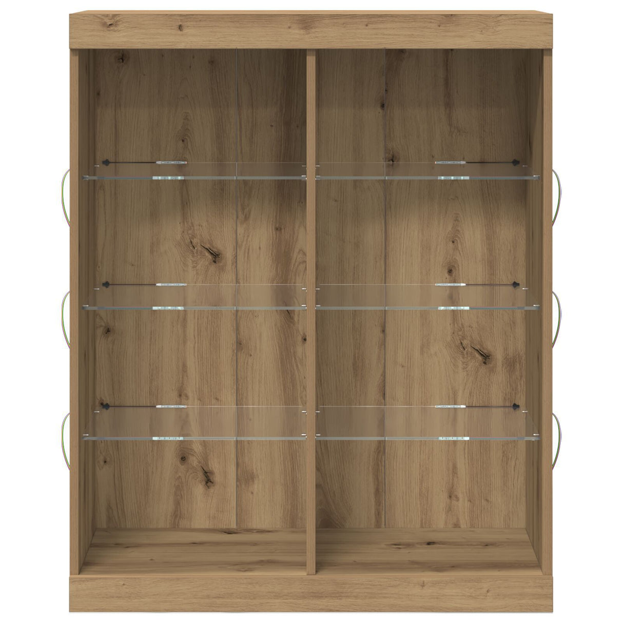 Sideboard With Led Lights Artisan Oak 41X37X100 Cm