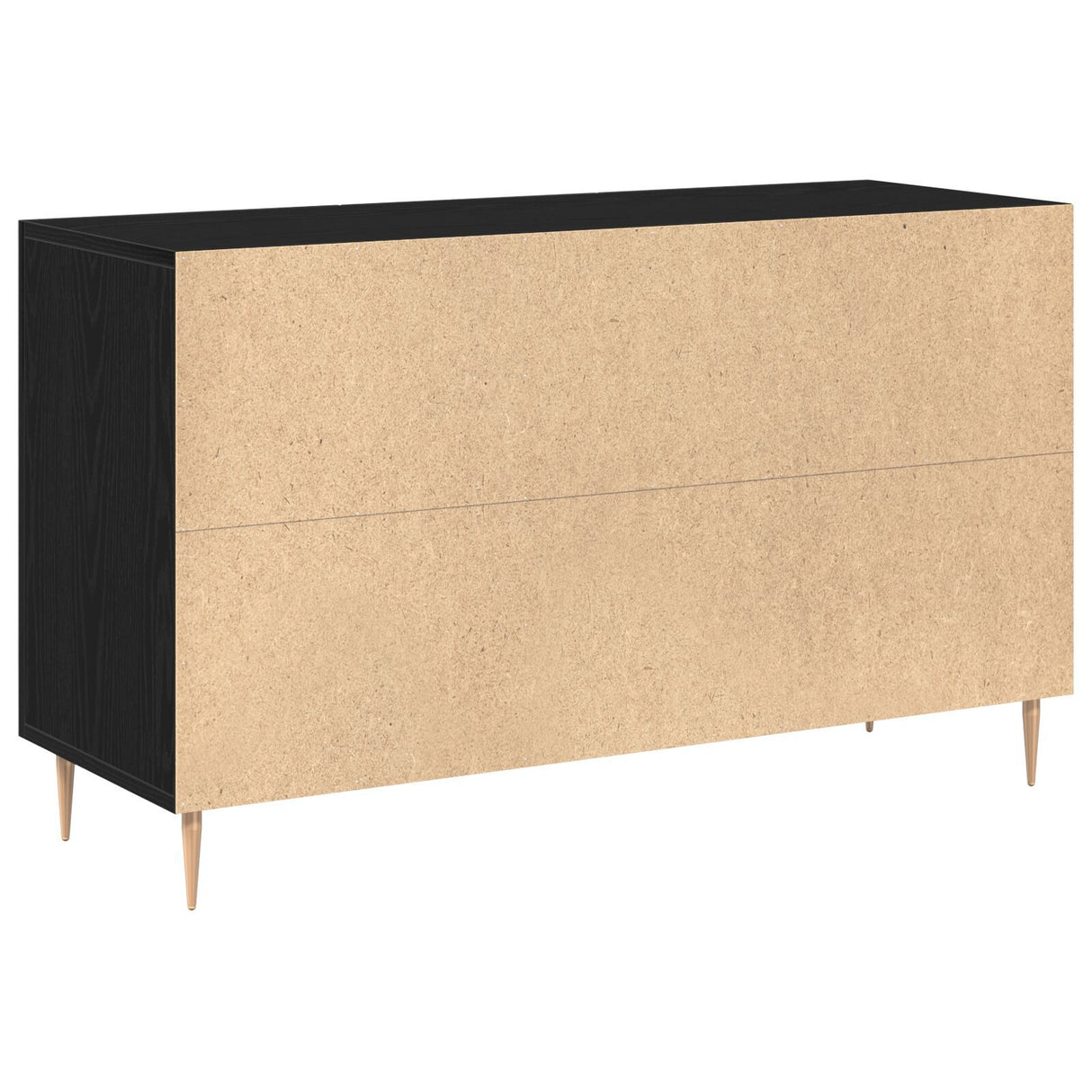 Sideboard Black Oak 100X36X60 Cm Engineered Wood