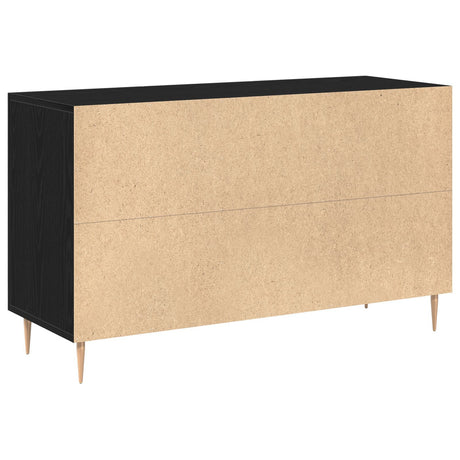 Sideboard Black Oak 100X36X60 Cm Engineered Wood