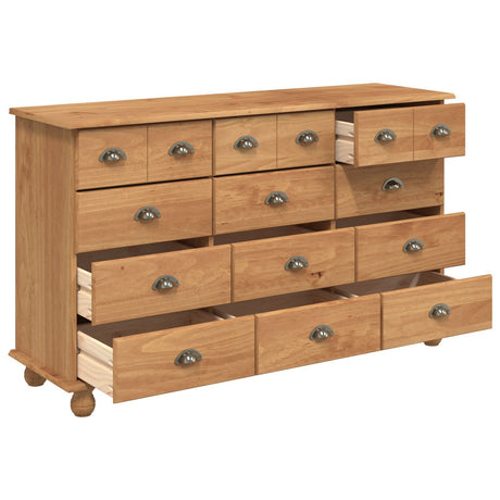 Chest Of Drawers &quot;Askim&quot; 79X40X133.5 Cm Solid Wood Pine