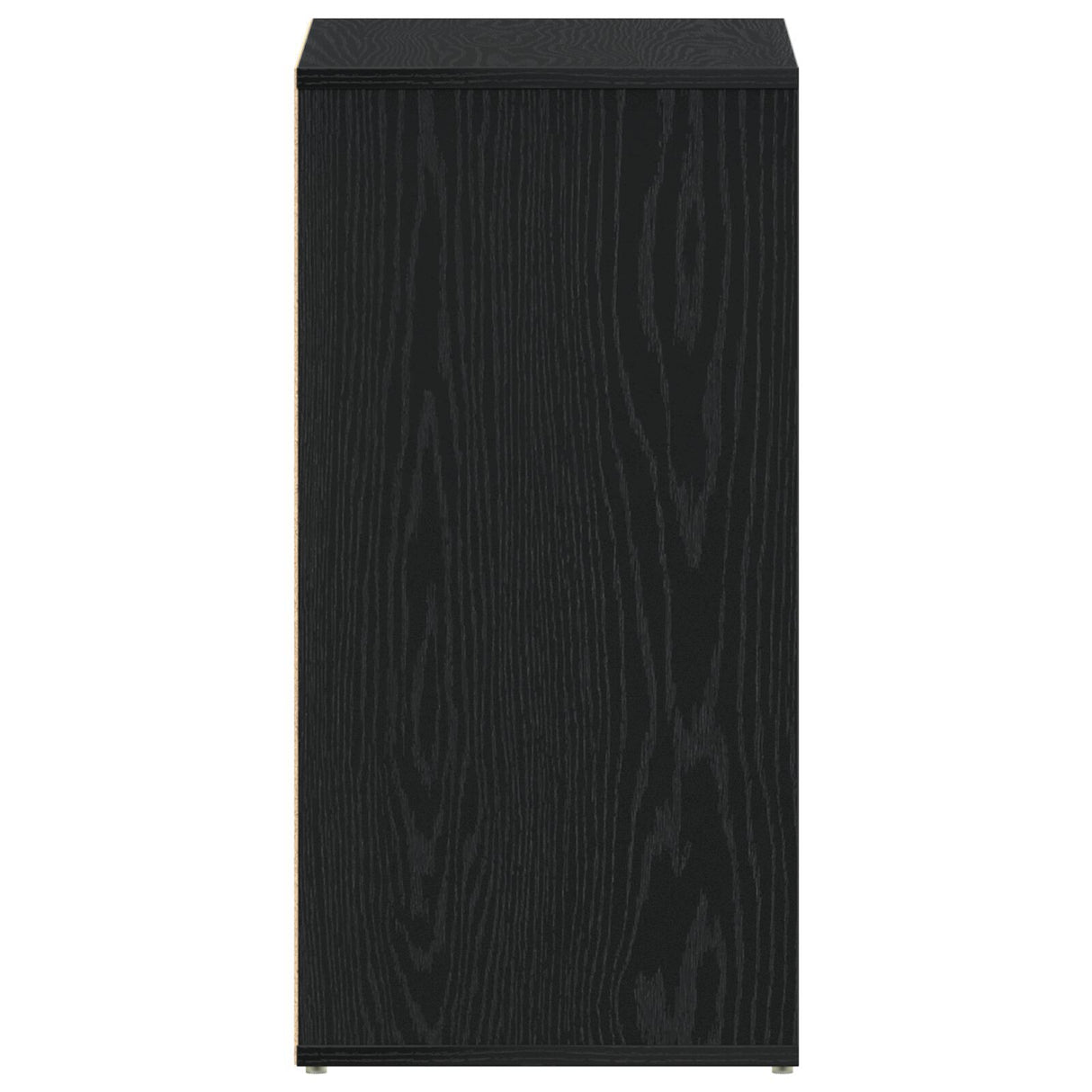 Shoe Cabinet In Black Oak - 60X35X70 Cm, Made Of Engineered Wood