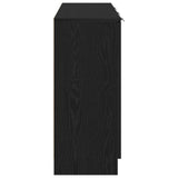 Sideboard Black Oak 90,5X30X70 Cm Engineered Wood
