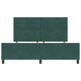 Bed Frame Dark Green 180X200 Cm Velvet