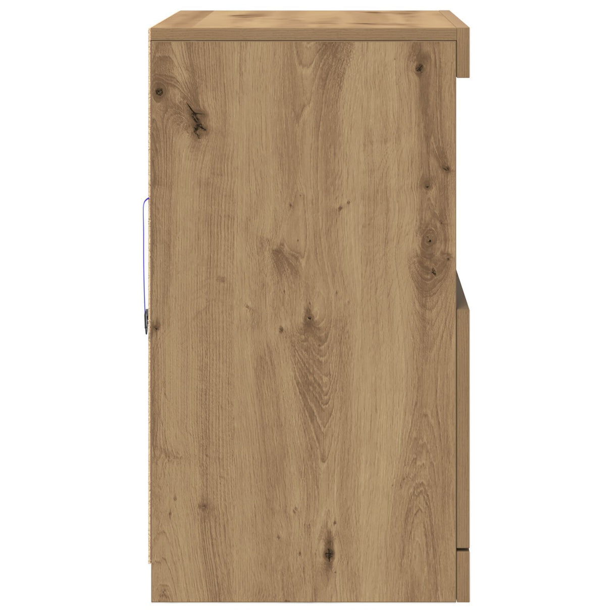 Sideboard With Led Lights Artisan Oak 60X37X67 Cm