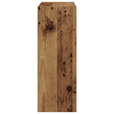 Shoe Cabinet Old Wood 60X21X57 Cm Engineered Wood