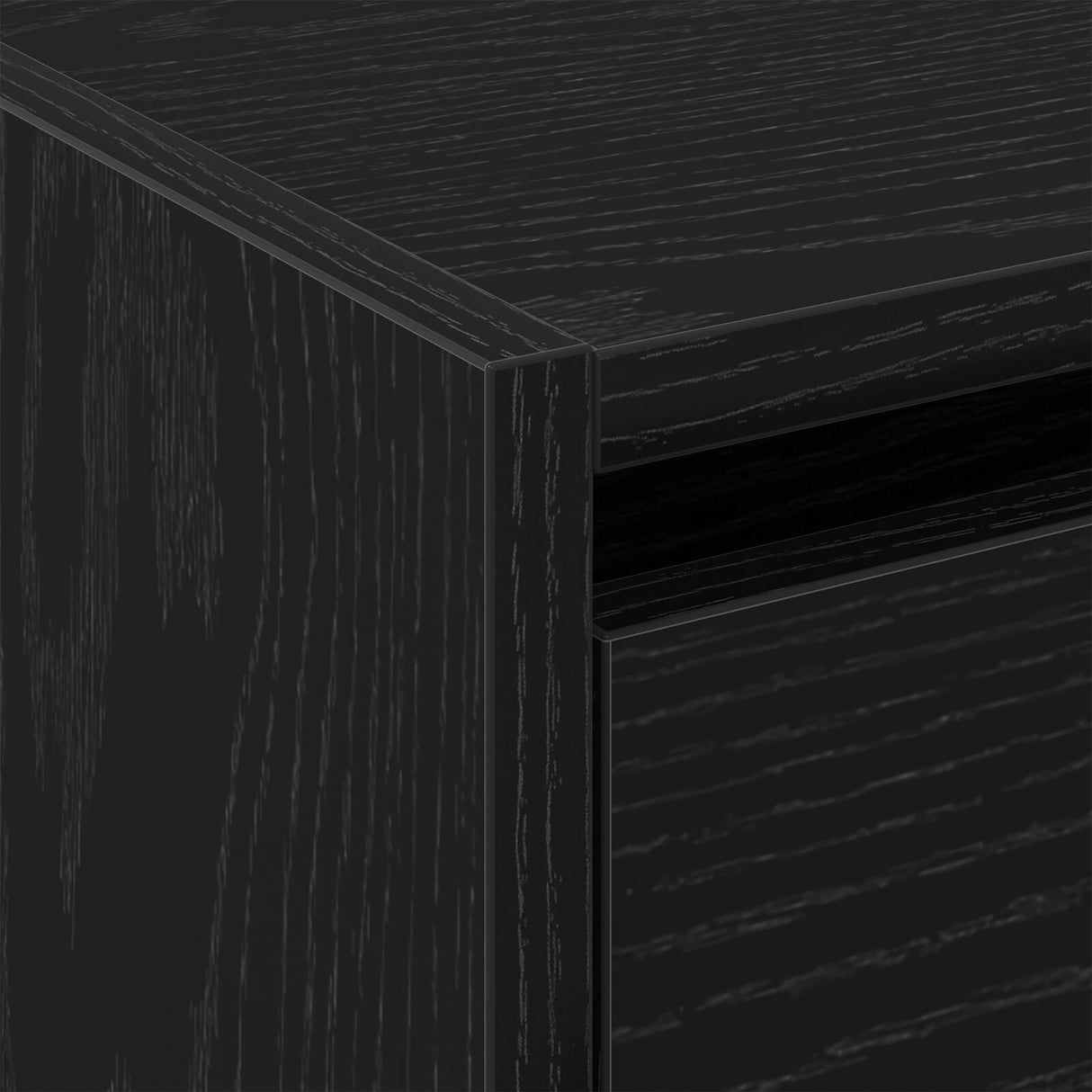 Shoe Cabinet Black Oak 80X21X125,5 Cm Engineered Wood