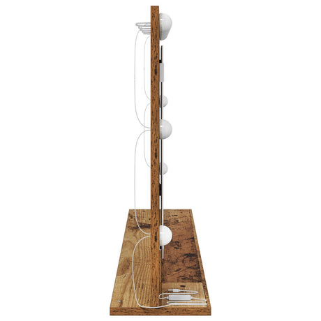 Vanity Mirror Old Wood Wood And Glass 100 X 55 X 18 Cm Mirror