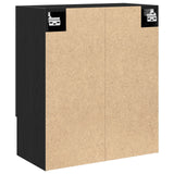 Wall Cabinet - Black Oak - 60X30X70 Cm - Made Of Engineered Wood