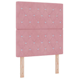 Bed Frame Pink 80X200 Cm Velvet