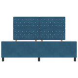 Dark Blue Velvet Bed Frame 180X200 Cm
