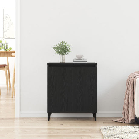 Sideboard Black Oak 60X35X70 Cm Engineered Wood
