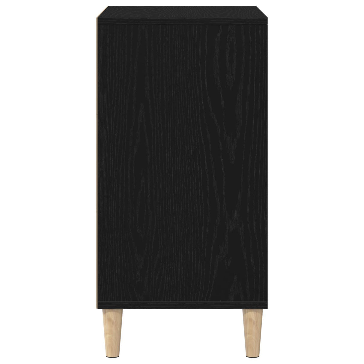 Black Oak Sideboard, 57X35X70 Cm, Made From Engineered Wood