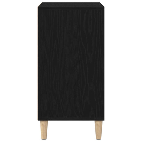 Black Oak Sideboard, 57X35X70 Cm, Made From Engineered Wood