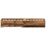 Bed Frame Old Wood 90X190 Cm Engineered Wood