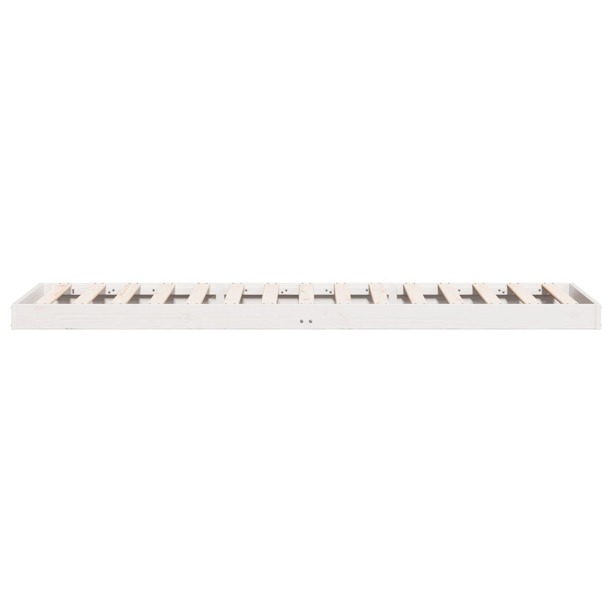 Floor Bed Frame 100X220 Cm Solid Wood Pine