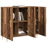 Sideboard In Old Wood, 90X34X80 Cm, Made Of Engineered Wood