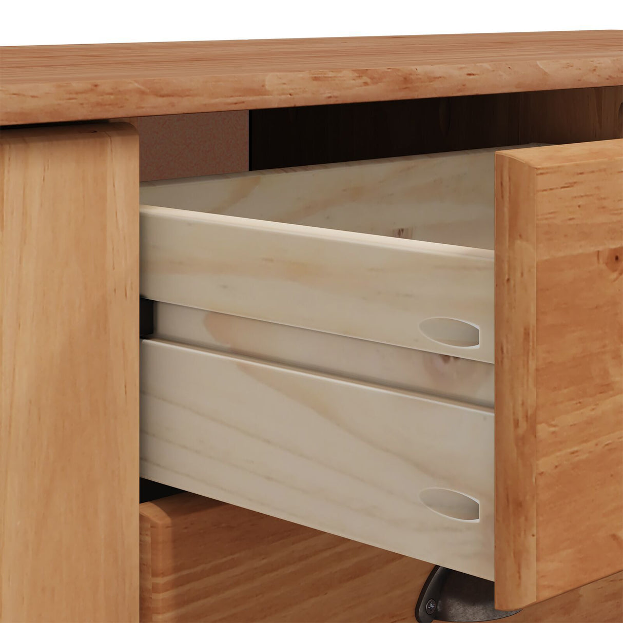 Sideboard &quot;Askim&quot; 133,5X40X79 Cm Solid Wood Pine
